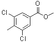 结构式 CAS# 203573-09-5, 3,5-二氯-4-甲基苯甲酸甲酯