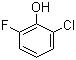 结构式 CAS# 2040-90-6, 2-氯-6-氟苯酚