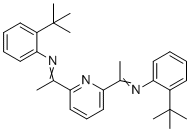 结构式 CAS# 204203-17-8, 2,6-双[1-(2-叔-丁基苯基亚氨基)乙基]吡啶