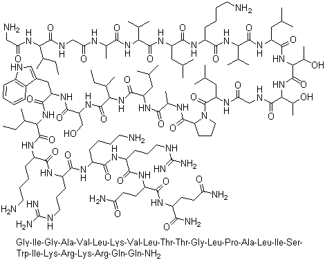 structure of CAS# 20449-79-0, Melittin
