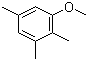 structure of CAS# 20469-61-8, 2,3,5-Trimethylanisole;1-Methoxy-2,3,5-trimethylbenzene