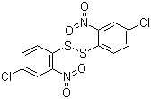 结构式 CAS# 2050-66-0, 2,2'-二硝基-4,4'-二氯二苯二硫醚