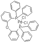 结构式 CAS# 205319-06-8, 顺式-[二[2-(二苯基膦基)苯基]醚]二氯钯