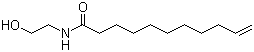 结构式 CAS# 20545-92-0, N-(2-羟基乙基)-十一碳-10-烯酰胺