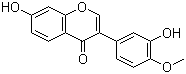 结构式 CAS# 20575-57-9, 毛蕊异黄酮