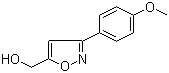 结构式 CAS# 206055-86-9, [3-(4-甲氧基苯基)-5-异恶唑基]甲醇