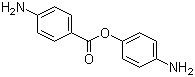 structure of CAS# 20610-77-9, 4-Aminophenyl 4-aminobenzoate;4-Aminobenzoic acid 4-aminophenyl ester