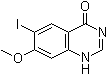 structure of CAS# 206190-25-2, 6-Iodo-7-methoxy-4(1H)-quinazolinone