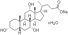 结构式 CAS# 206986-87-0, 水合胆酸钠