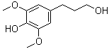 structure of CAS# 20736-25-8, 4-Hydroxy-3,5-dimethoxybenzenepropanol;3-Syringyl-1-propanol; 4-(3-Hydroxypropyl)-2,6-dimethoxyphenol; Dihydrosinapic alcohol; Dihydrosinapyl alcohol; Dihydrosyringenin; Dihydroxysynapyl alcohol