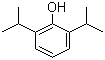 structure of CAS# 2078-54-8, Propofol;Diprivan; 2,6-Diisopropylphenol