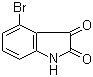 structure of CAS# 20780-72-7, 4-Bromoisatin;4-Bromo-1H-indole-2,3-dione