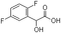 结构式 CAS# 207853-61-0, 2,5-二氟扁桃酸