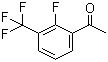 structure of CAS# 207853-63-2, 2'-Fluoro-3'-trifluoromethylacetophenone;1-[2-Fluoro-3-(trifluoromethyl)phenyl]ethanone