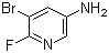 structure of CAS# 209328-99-4, 2-Fluoro-3-bromo-5-aminopyridine;5-Amino-3-bromo-2-fluoropyridine