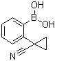 structure of CAS# 2096339-75-0, (2-(1-Cyanocyclopropyl)phenyl)boronic acid