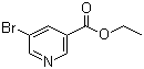 结构式 CAS# 20986-40-7, 5-溴烟酸乙酯