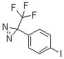 结构式 CAS# 210107-38-3, 3-(4-碘苯基)-3-(三氟甲基)-3H-双吖丙啶