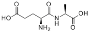 structure of CAS# 21064-18-6, L-alpha-Glutamyl-L-Alanine;H-Glu-Ala-OH; (4S)-4-amino-5-[[(1S)-1-carboxyethyl]amino]-5-oxopentanoic acid