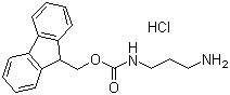 structure of CAS# 210767-37-6, N-Fmoc-1,3-propanediamine hydrochloride;N-Fmoc-1,3-diaminopropane hydrochloride