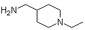 structure of CAS# 21168-71-8, 1-Ethyl-4-piperidinemethanamine;1-Ethyl-4-(aminomethyl)piperidine