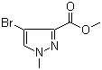 结构式 CAS# 211738-66-8, 4-溴-1-甲基-1H-吡唑-3-羧酸甲酯