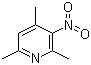 structure of CAS# 21203-55-4, 2,4,6-Trimethyl-3-nitropyridine