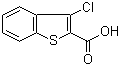 结构式 CAS# 21211-22-3, 3-氯苯并[b]噻吩-2-羧酸