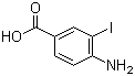 structure of CAS# 2122-63-6, 4-Amino-3-iodobenzoic acid