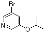 结构式 CAS# 212332-40-6, 3-溴-5-异丙氧基吡啶