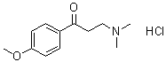 结构式 CAS# 2125-49-7, beta-(二甲基氨基)-4'-甲氧基苯丙酮盐酸盐