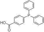 结构式 CAS# 2129-31-9, 4-(二苯基膦基)苯甲酸