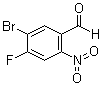 结构式 CAS# 213382-45-7, 5-溴-4-氟-2-硝基苯甲醛