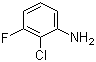 结构式 CAS# 21397-08-0, 2-氯-3-氟苯胺