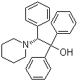 结构式 CAS# 213995-12-1, (R)-(-)-2-哌啶基-1,1,2-三苯基乙醇