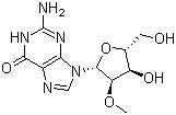 2'-O-Methylguanosine molecular structure (CAS 2140-71-8)