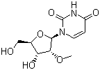 结构式 CAS# 2140-76-3, 2'-甲氧基尿苷