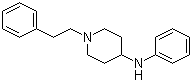 结构式 CAS# 21409-26-7, 4-苯基氨基-1-苯乙基哌啶