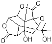 structure of CAS# 21416-53-5, Picrotin;(1aR,2aR,3S,6R,6aS,8aS,8bR,9S)-Hexahydro-2a-hydroxy-9-(1-hydroxy-1-methylethyl)-8b-methyl-3,6-methano-8H-1,5,7-trioxacyclopenta[ij]cycloprop[a]azulene-4,8(3H)-dione