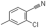 结构式 CAS# 21423-84-7, 2-氯-4-甲基苯腈