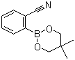 结构式 CAS# 214360-47-1, 2-腈基苯硼酸新戊二醇酯
