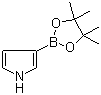 structure of CAS# 214360-77-7, 3-Pinacolateboryl-1H-pyrrole;3-(4,4,5,5-Tetramethyl-1,3,2-dioxaborolan-2-yl)-1H-pyrrole