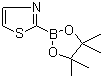 structure of CAS# 214360-88-0, Thiazole-2-boronic acid pinacol ester;2-(4,4,5,5-Tetramethyl-1,3,2-dioxaborolan-2-yl)thiazole