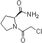 structure of CAS# 214398-99-9, (S)-1-(2-Chloroacetyl)pyrrolidine-2-carboxamide