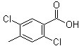 结构式 CAS# 21460-88-8, 2,5-二氯-4-甲基苯甲酸
