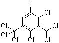 structure of CAS# 214774-60-4, 2,4-Dichloro-3-(dichloromethyl)-1-fluoro-5-(trichloromethyl)benzene
