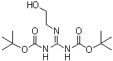 结构式 CAS# 215050-11-6, 1,3-二-叔丁氧羰基-2-(2-羟基乙基)胍