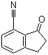 结构式 CAS# 215362-26-8, 7-氰基-1-茚满酮; 2,3-二氢-3-氧代-1H-茚-4-甲腈