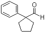 structure of CAS# 21573-69-3, 1-Phenylcyclopentanecarboxaldehyde;1-Phenyl-1-cyclopentanecarboxaldehyde