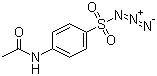 structure of CAS# 2158-14-7, 4-Acetamidobenzenesulfonyl azide;N-(4-azidosulfonylphenyl)acetamide